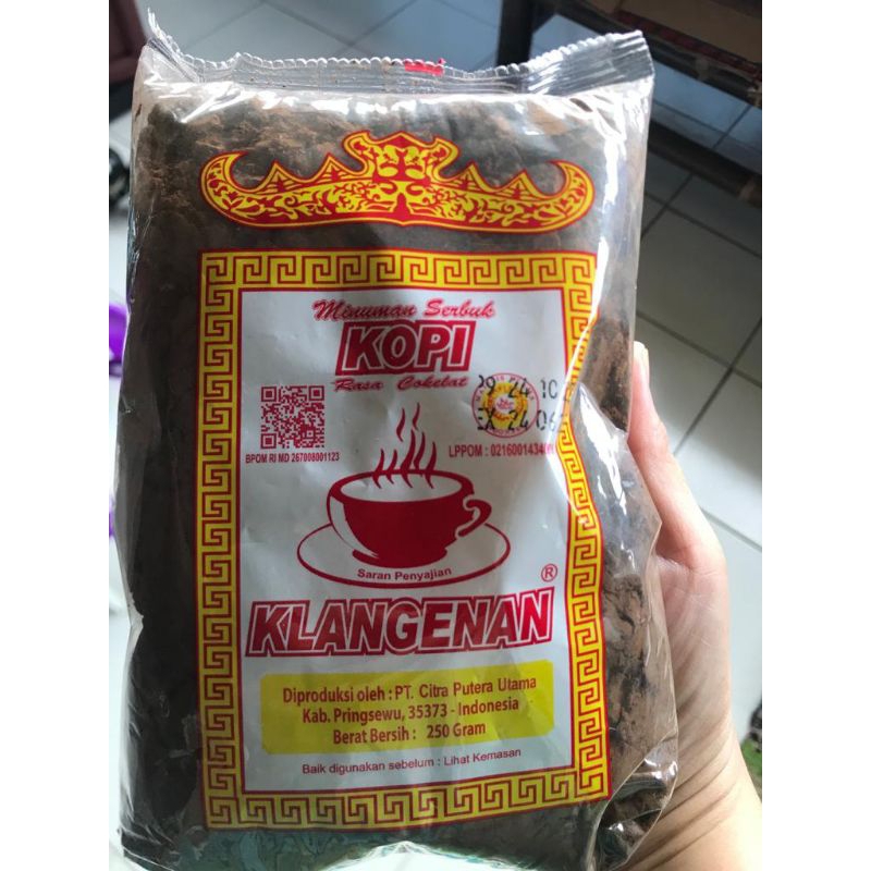 

Termurah! kopi Klangenan 200 gr khas Lampung
