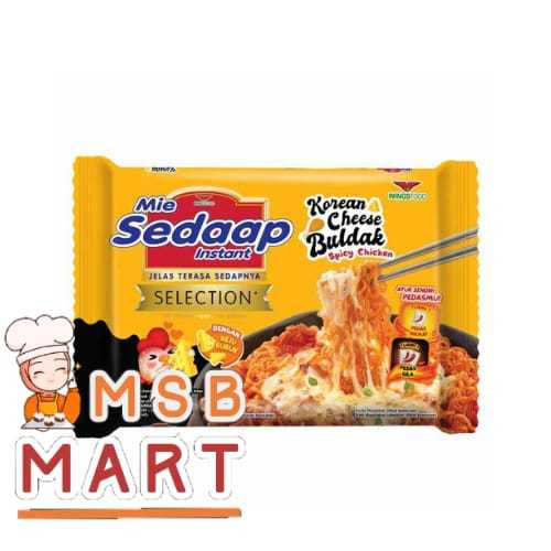 

MIE SEDAAP SELECTION KOREAN CHEESE BULDAK 86 G/MIE/MIE INSTAN
