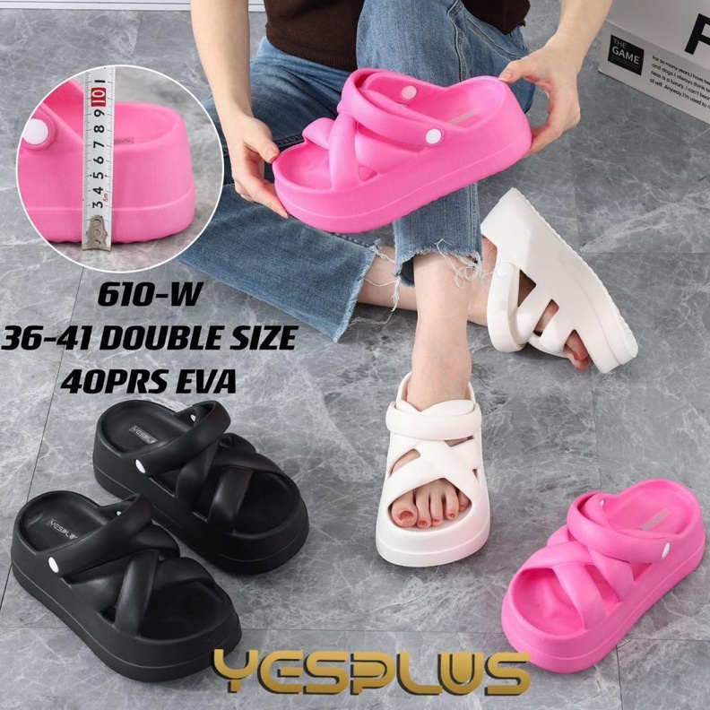 ✨Original✨ * Sandal Selop Wanita 610 Fashion EVA Rubber Import grosir