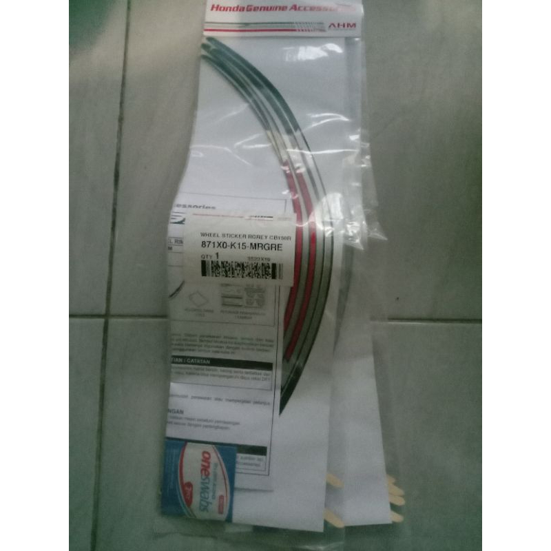 sticker cb150r sticker velg cb150r