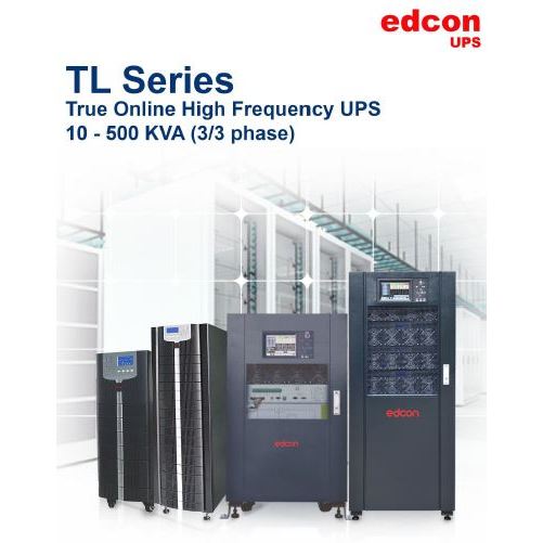 UPS Edcon TL Series 20 KVA tru online high frequency UPS (3/3 phase)