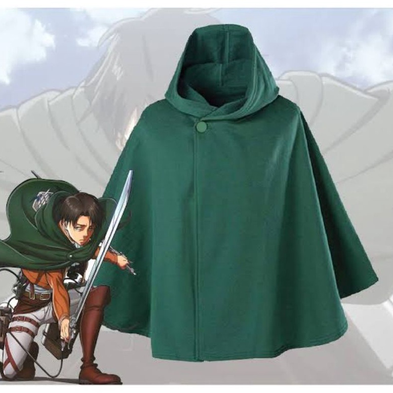 High Quality FINAL SEASON AOT PROMO JUBAH ANIME ATTACK ON TITAN SHINGEKI NO KYOJIN (SNK) Jubah AOT
