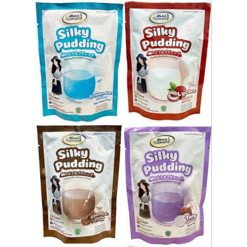 

Mom,'s Recipe Silky Pudding Pouch 110gr/ Puding Lembut/ Puding Nutrijell