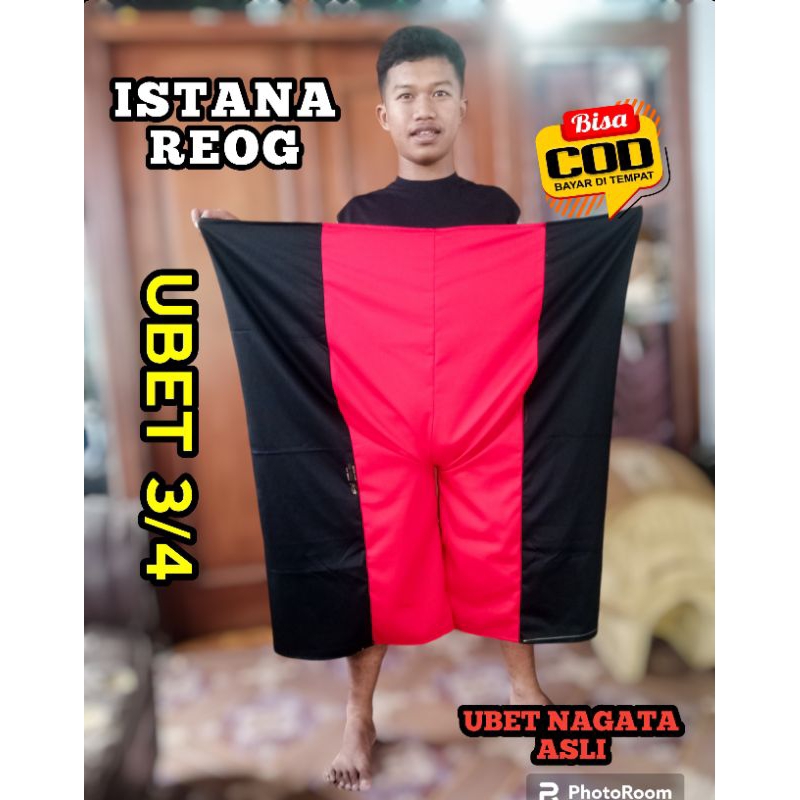Celana Ubet Bopo 3/4 / Ubet Reog / Ubet sarung / Sarung / Ubet kombinasi /celana pencak