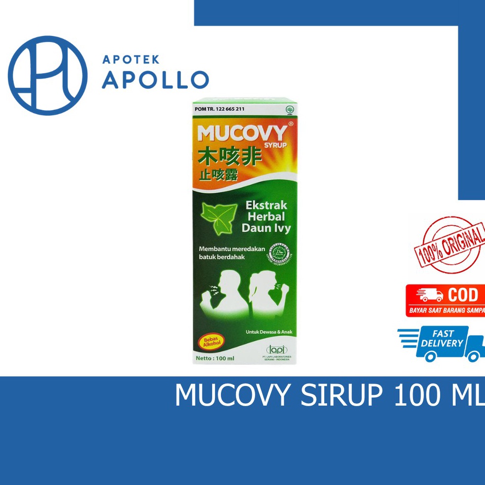 

MUCOVY SIRUP 100 ML Terbatas •̪̀●́)