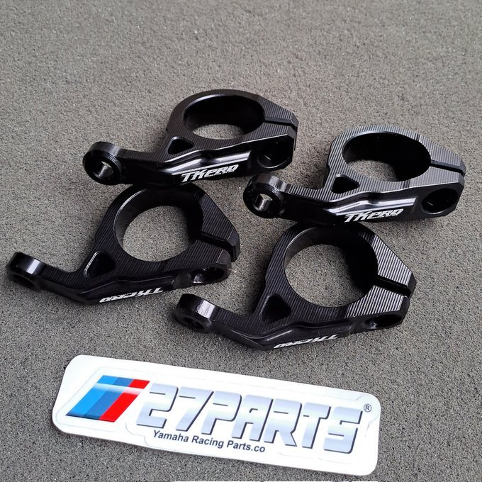 CINCIN KUPINGAN LAMPU RX KING HITAM CNC DURAL BY TK PRO