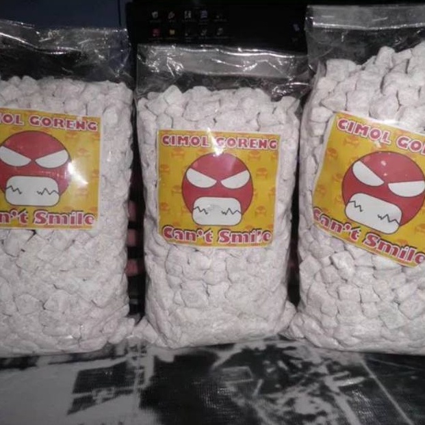 

[۩B60/] KUALITAS NO.1 Cimol original mentah 900gr + bumbu (atoom bulan 2pcs+ cabe bubuk 1bks) [222]