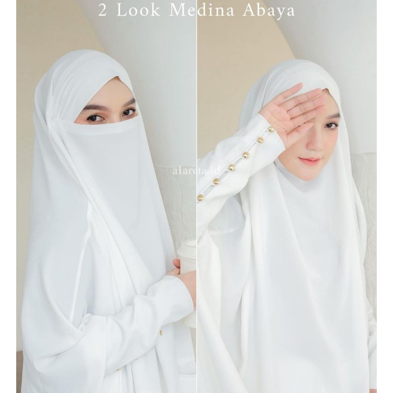 MEDINA ABAYA (FK SET ROK)ABAYA UMRAH HAJI