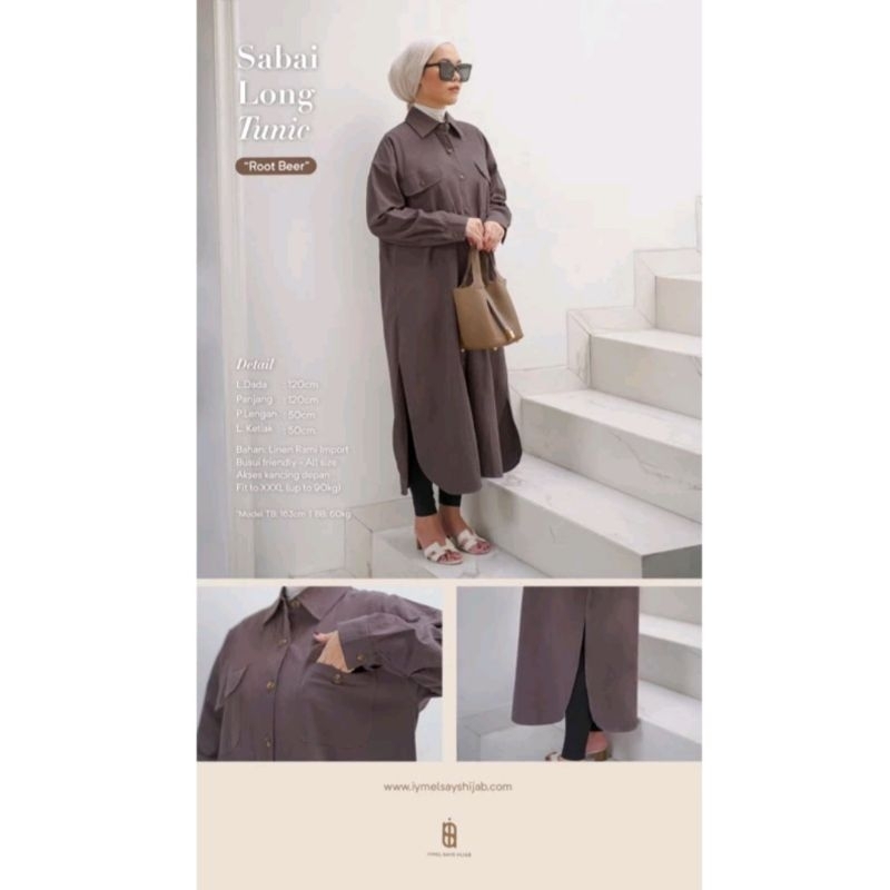 Ready Stock ISH SYAHIDAH Scarf // SABAI Long Tunik // Plain Dress Preloved