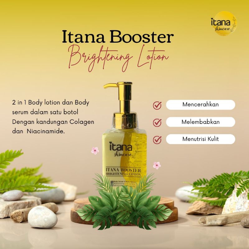 handbody glowing//lotion itana//lotion 2in1//lotion siang