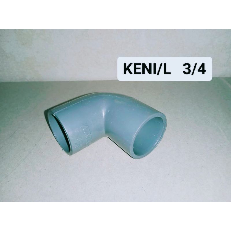 keni PVC 3/4 inch - fitting pipa elbow