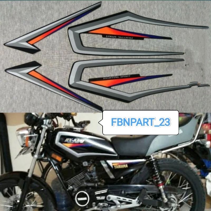 striping stiker Lis list Polet body standart Yamaha RX KING 2000
