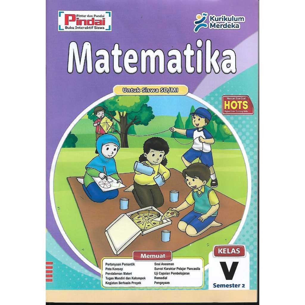 Buku LKS Matematika kurikulum Merdeka Kelas 5 SD/MI Semester 2