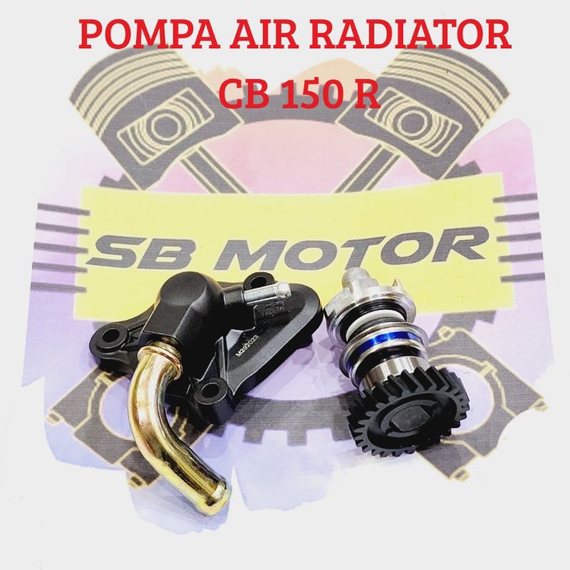 WATER PUMP ASSY PLUS COVER TUTUP POMPA AIR RADIATOR CB 150 R CBR 150