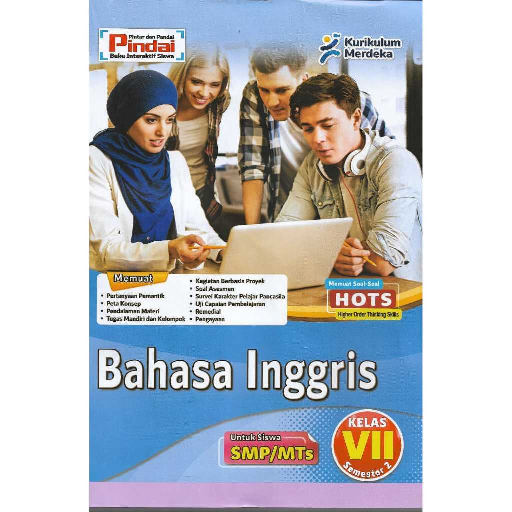 Buku LKS Bahasa Inggris kurikulum Merdeka Kelas 7 SMP/MTs Semester 2