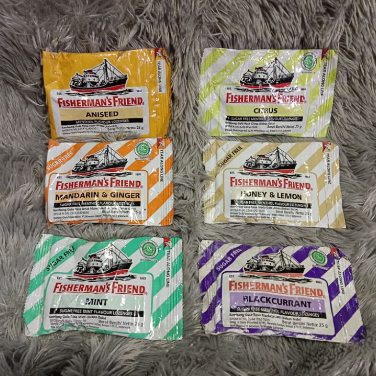 

[۩R83/] FISHERMAN'S FRIEND 25g exp2024 kemasan lecek Hari ini