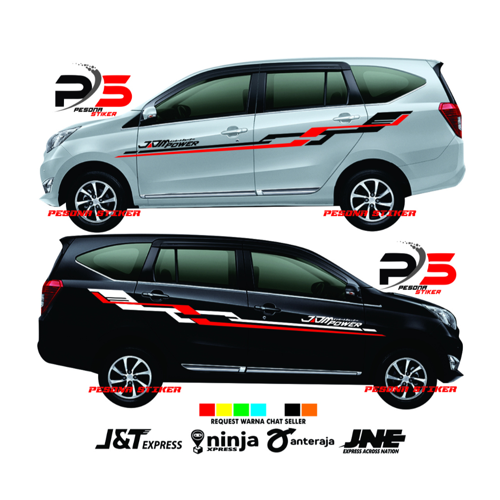 New Cutting Sticker Mobil Sigra Stiker Striping List Sigra Stiker Variasi Stiker Modifikasi Mobil Te