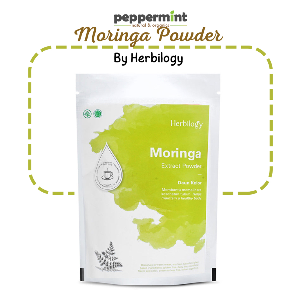 

Herbilogy Moringa Extract Powder / Bubuk Ekstrak Daun Kelor (100 gram)