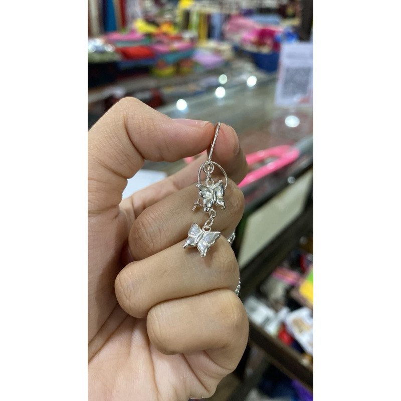 Anting perak 999 asli