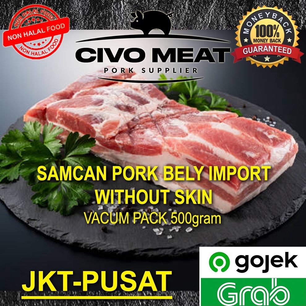 

STAR BRANDS Samcan Babi IMPORT Tanpa Kulit (Skin Off) - 1kg murah