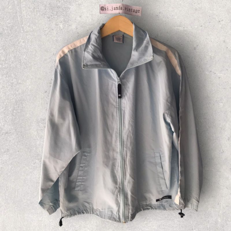 Jaket Champion sport Vintage  -BabyBlue