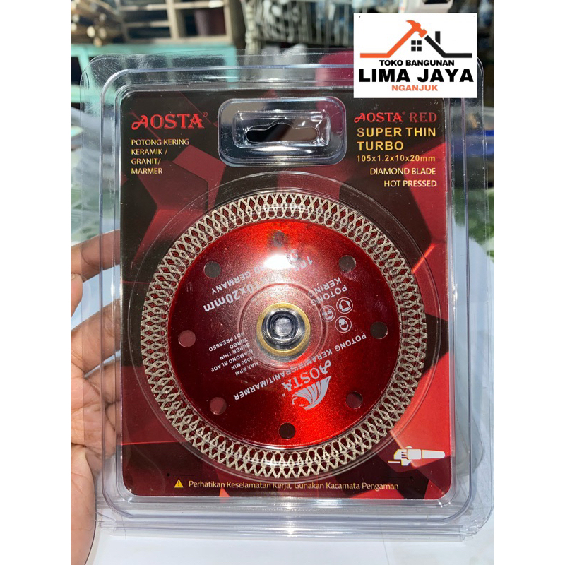pisau keramik granit marmer AOSTA alat potong keramik diamond blade hot pressed