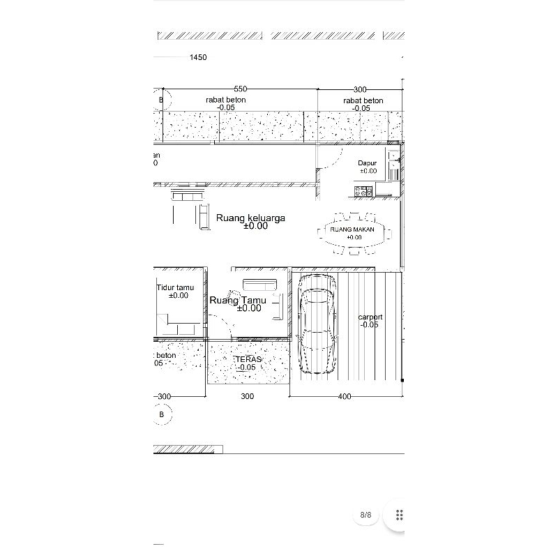 Design Denah AutoCad