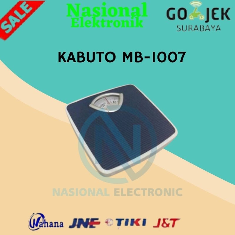 TIMBANGAN BADAN KABUTO MB-1007/TIMBANGAN BADAN ANALOG/TIMBANGAN BADAN ANTI SELIP/TIMBANGAN BADAN