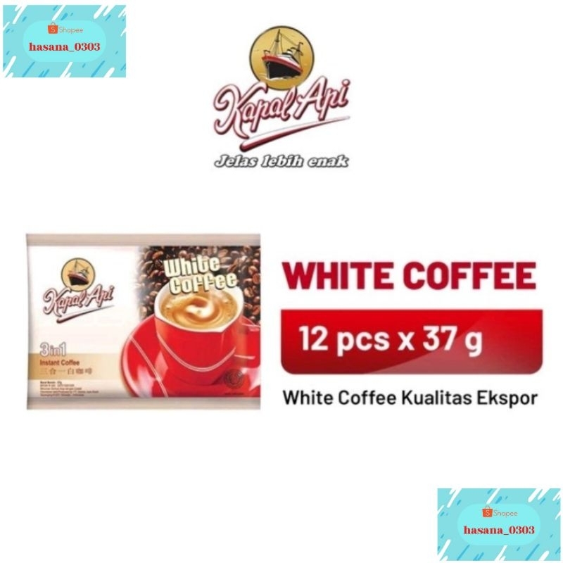 

KAPAL API White Coffee 1 Pack (12 x 37 gr)