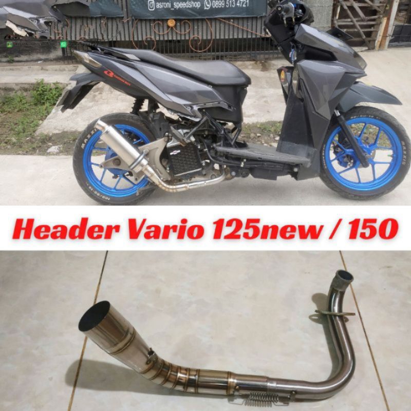 leheran/header only Vario 125 new/old Vario 150 new/old inlet 38 dan inlet 50
