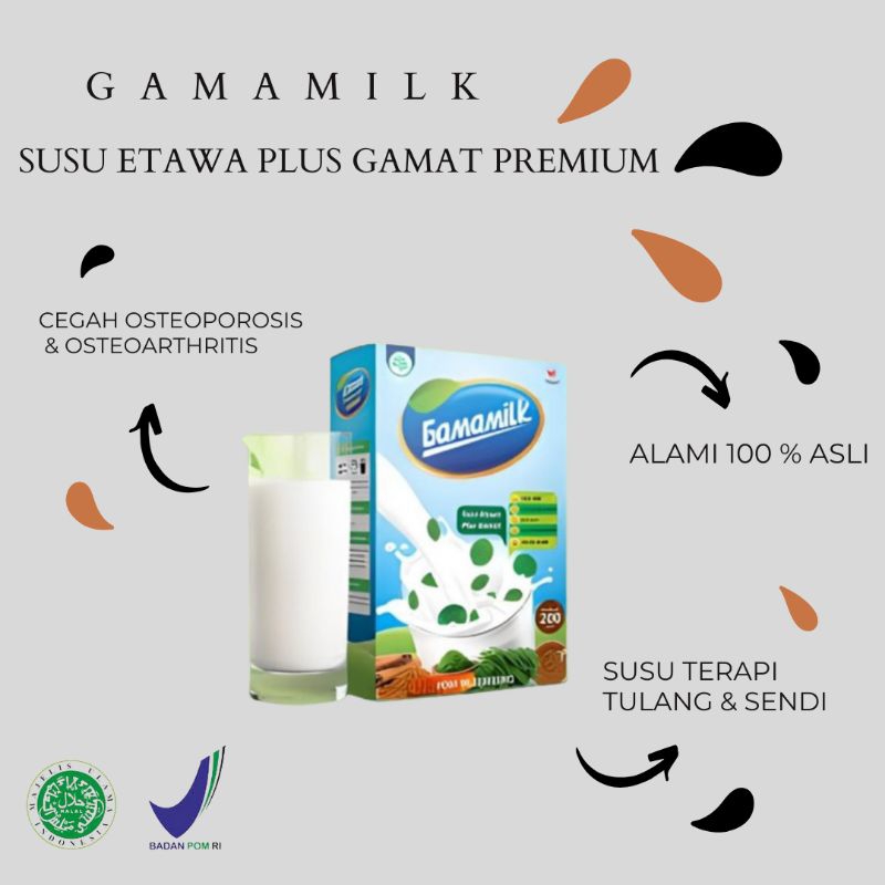 

GAMAMILK Susu Etawa Gamat Untuk Mengatasi Sendi Kaku dan Nyeri Sendi