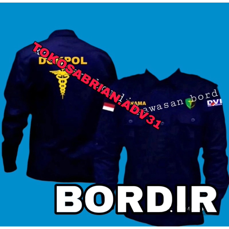 KEMEJA DOKPOL SERAGAM DOKPOL PDH DOKPOL SERAGAM DOKTER POLISI