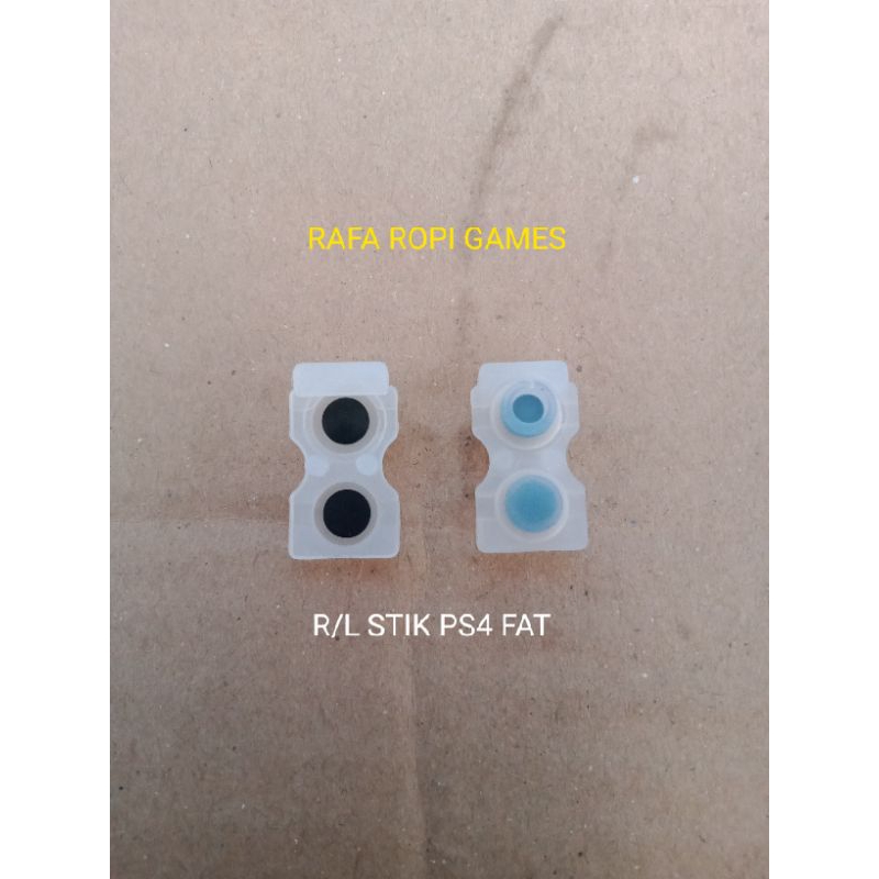 KARET R/L STIK PS4 FAT OLD ( HARGA PER 1 PCS )