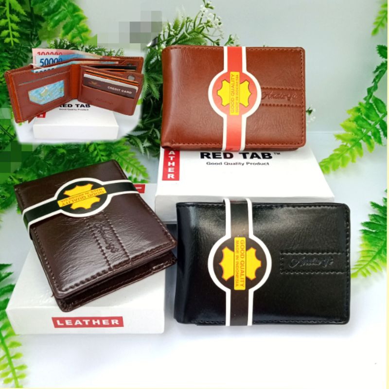 Dompet Pria Lipat Tidur Mini ARF/Dompet Kulit Pria Ukuran Mini