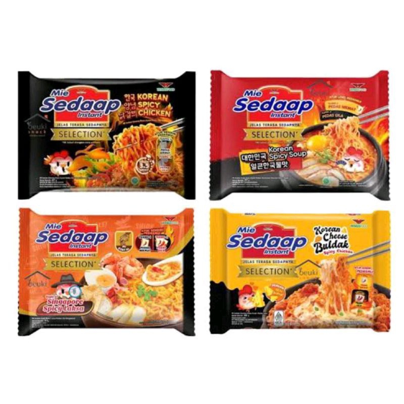 

Sedaap Mie Instant Goreng Selection