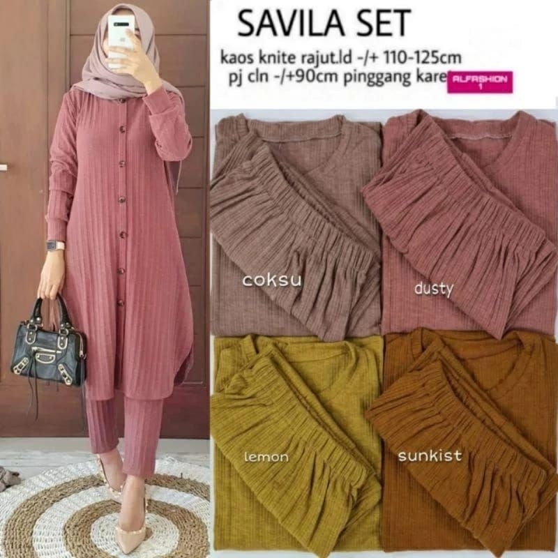 Setelan Rajut Knit Kain Tebal Melar Jatuh All Size Setelan Wanita Trendy Terlaris