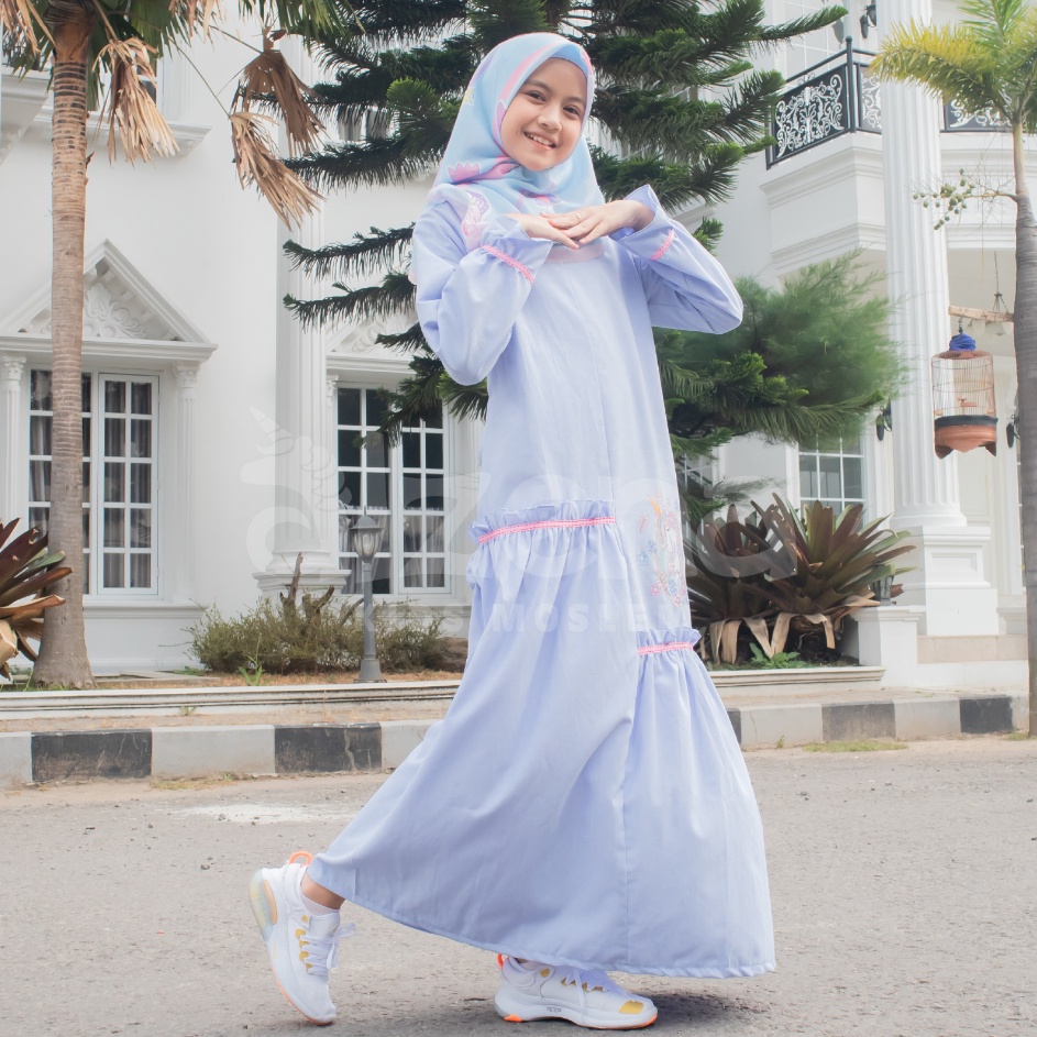 Stock baru Trxk9K4w Dress Anak Baju Muslim Anak Dress Daily Unicorn By Alzena Kids Moslem