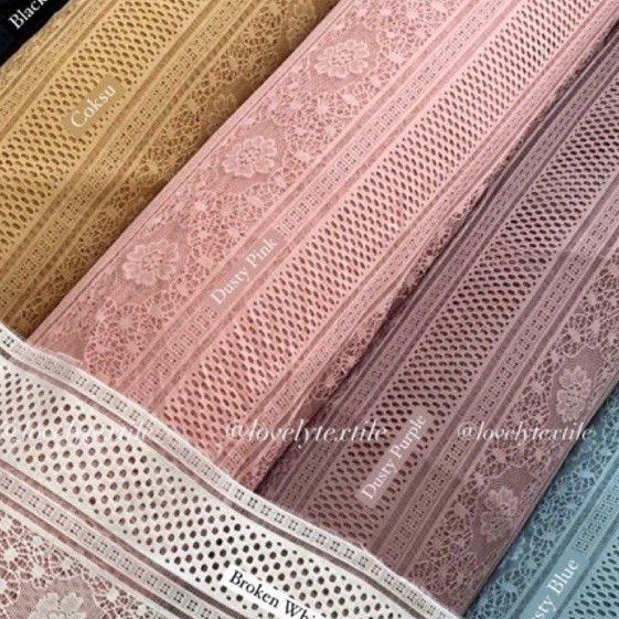 Tertarik trx1s6Rg Kain Brokat Meteran / Kain Brukat Salur Ori