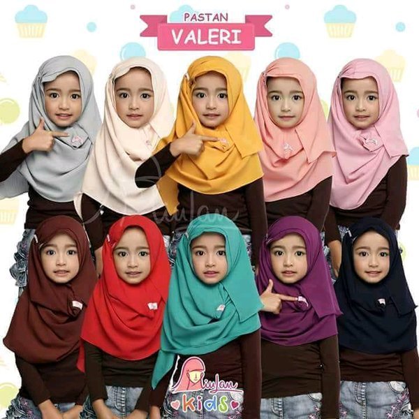 Jilbab Anak Hijab Anak Jilbab Instan Anak Pashmina Instan Anak Valery Miulan