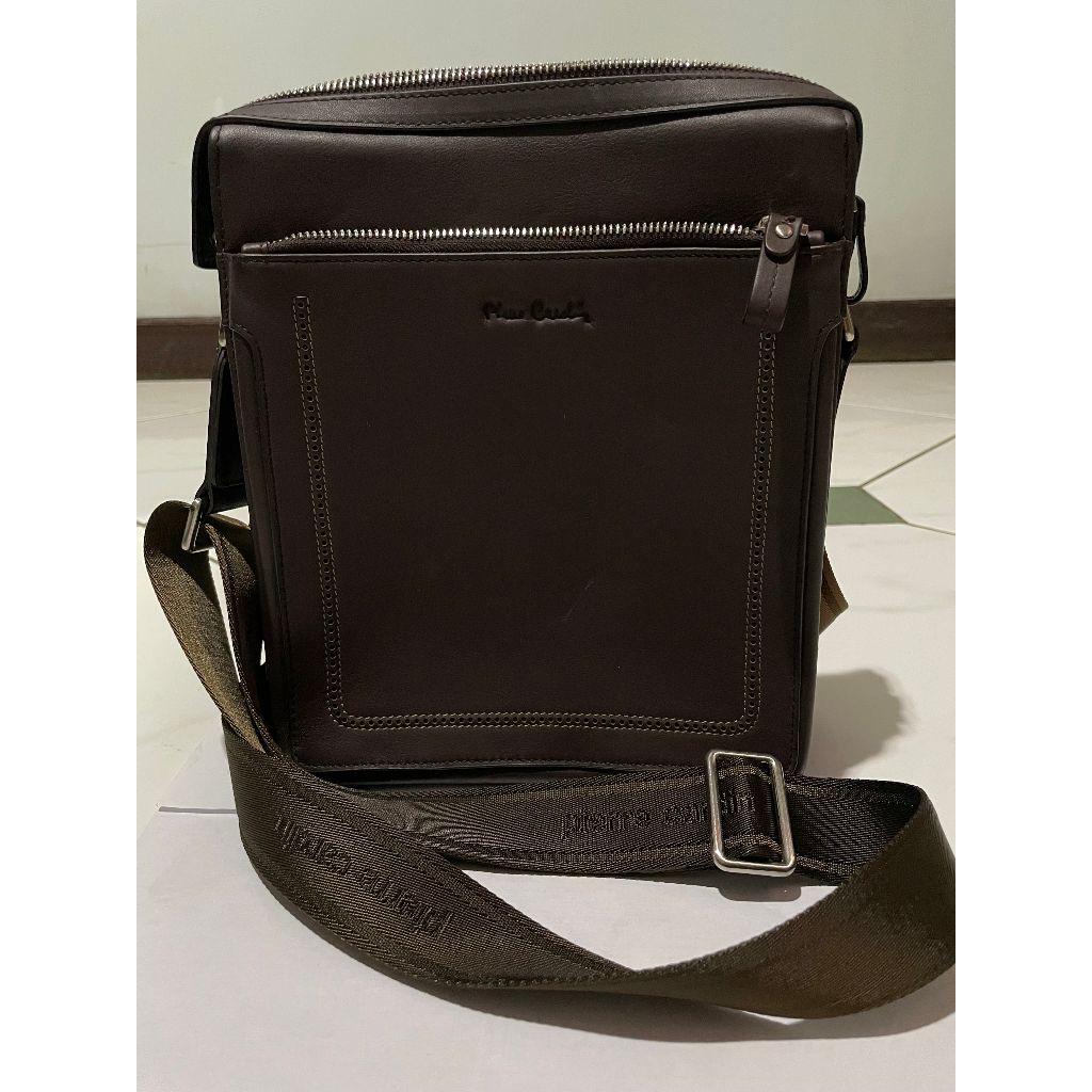 Sling Bag Pierre Cardin | Tas Kulit Slempang Pria