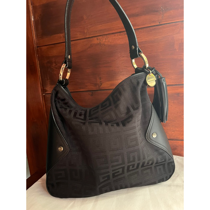 PRELOVED GIVENCHY SHOULDER BAG MONOGRAM CANVAS