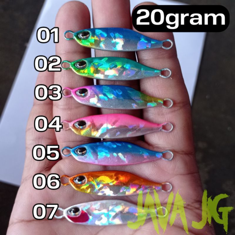 MICRO JIG 20 GRAM METAL JIG UMPAN PANCING