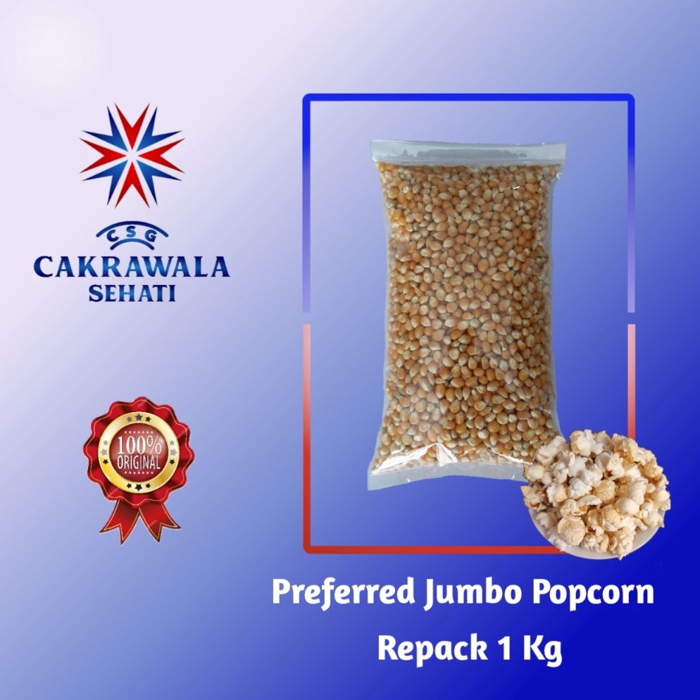 

[✉F32@] Preferred Jumbo Mushroom Popcorn repack 1 kg [98]