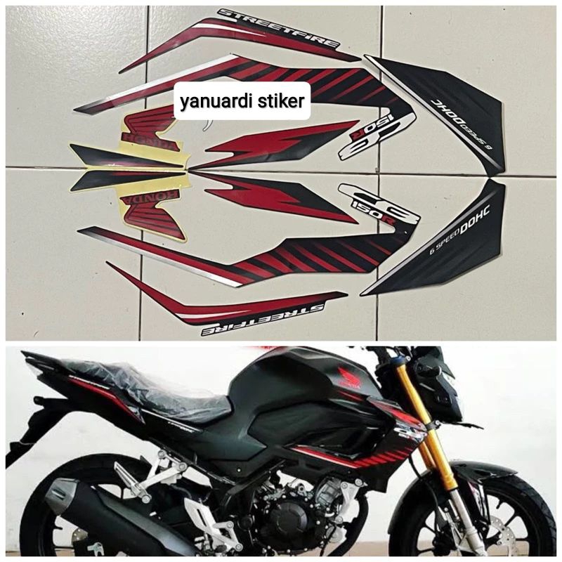 STRIPING STIKER LIST STANDAR MOTOR CB 150 R TAHUN 2020 2021 CB150R CB150 R NEW