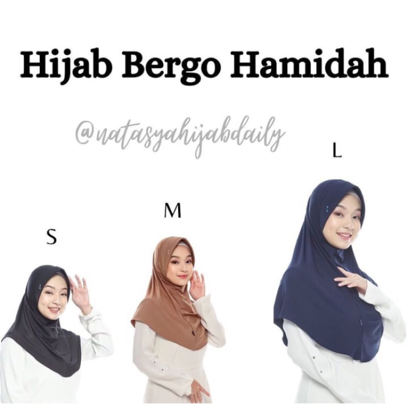 HIJAB BERGO HAMIDAH UKURAN M