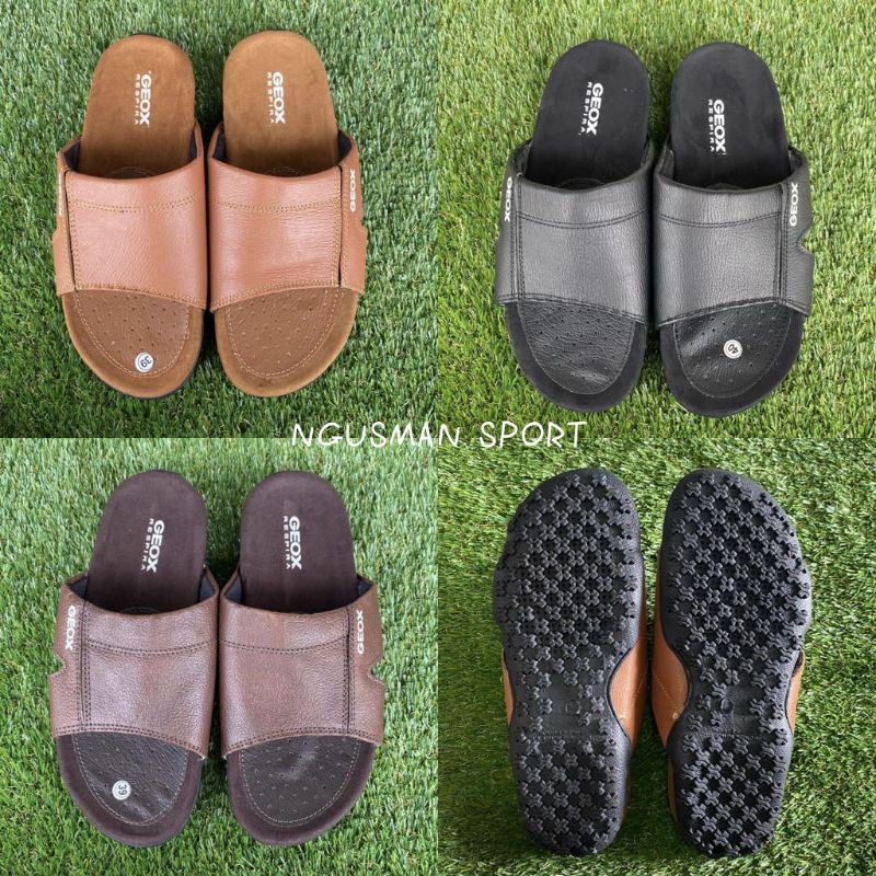 [VOD] SENDAL KULIT GEOX PREMIUM//TERBARU//PALINH MURAH //SENDAL WUDHU//UMROH//KULIT ASLI//VIRAL//BIS