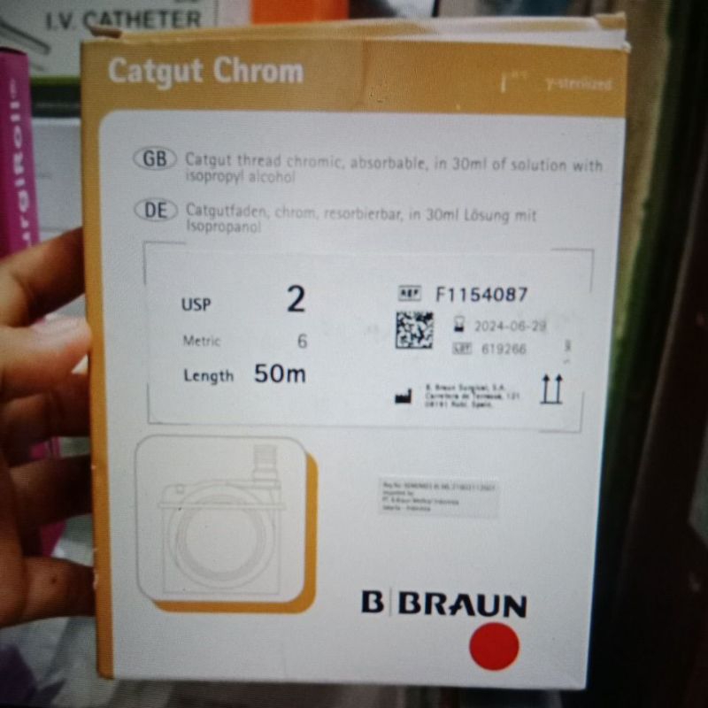 catgut chrom 2 B Braun