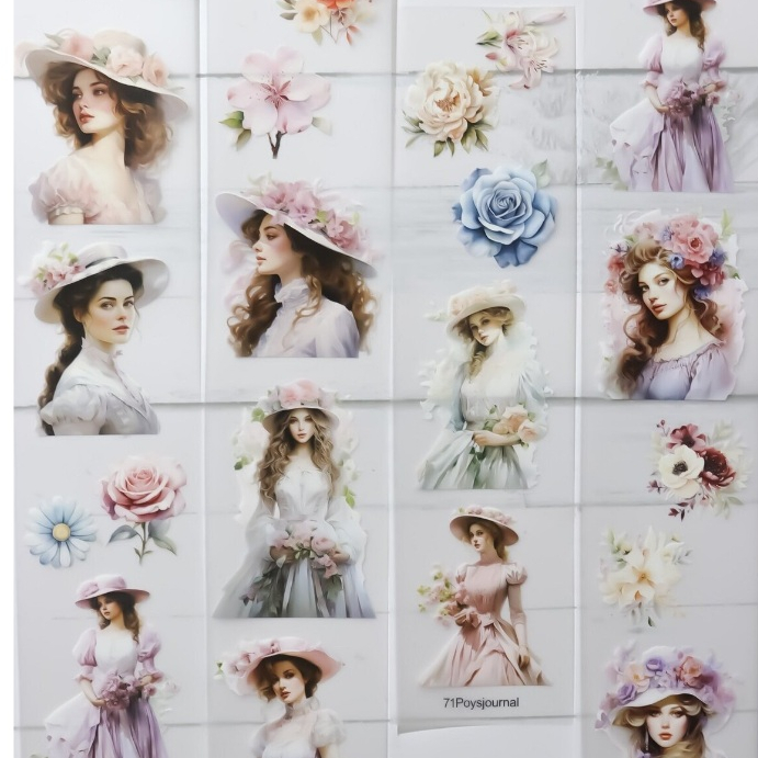 

71Poysjournal Spring Victoria PET Tape Sticker - (Indonesian Brand)