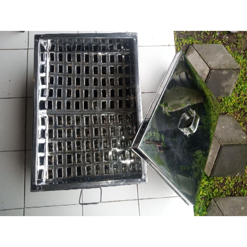 Cetakan Es Goyang Box Kotak Besar Stainless