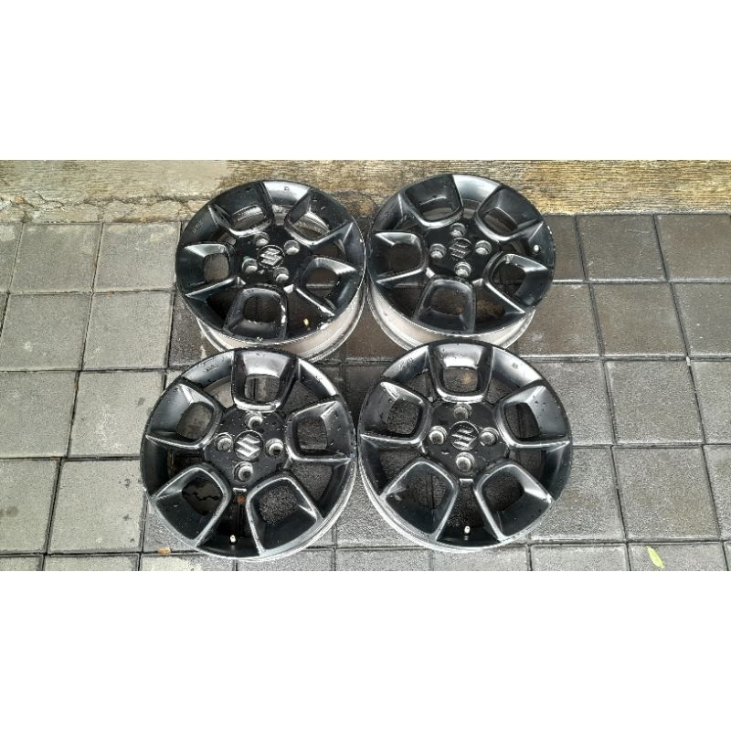 VELG SEKEN MOBIL OEM COPOTAN IGNIS RING 15 BAUT 4X100 VELG ONLY